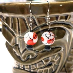 Japanese Cherry Blossom Inspired Earrings